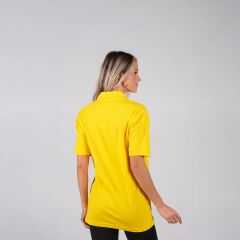 Kadın Sarı Polo Yaka T-shirt