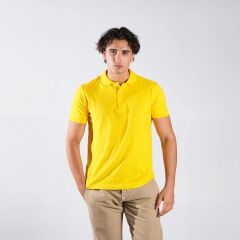 Erkek Sarı Polo Yaka T-shirt