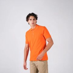 Erkek Turuncu Polo Yaka T-shirt