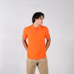 Erkek Turuncu Polo Yaka T-shirt