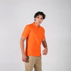 Erkek Turuncu Polo Yaka T-shirt