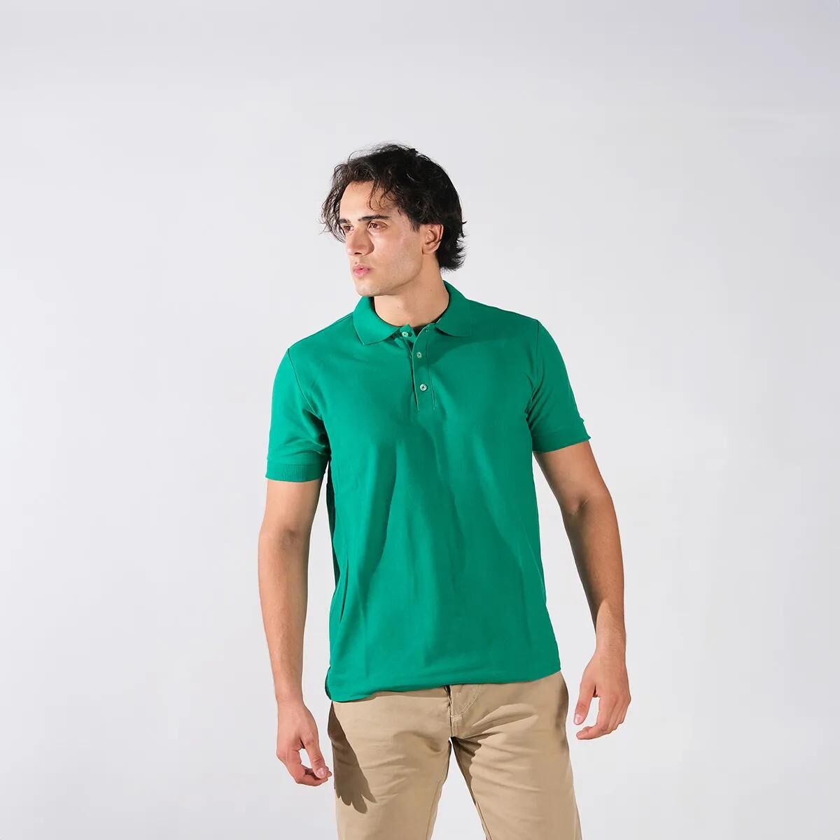 Erkek Yeşil Polo Yaka T-shirt